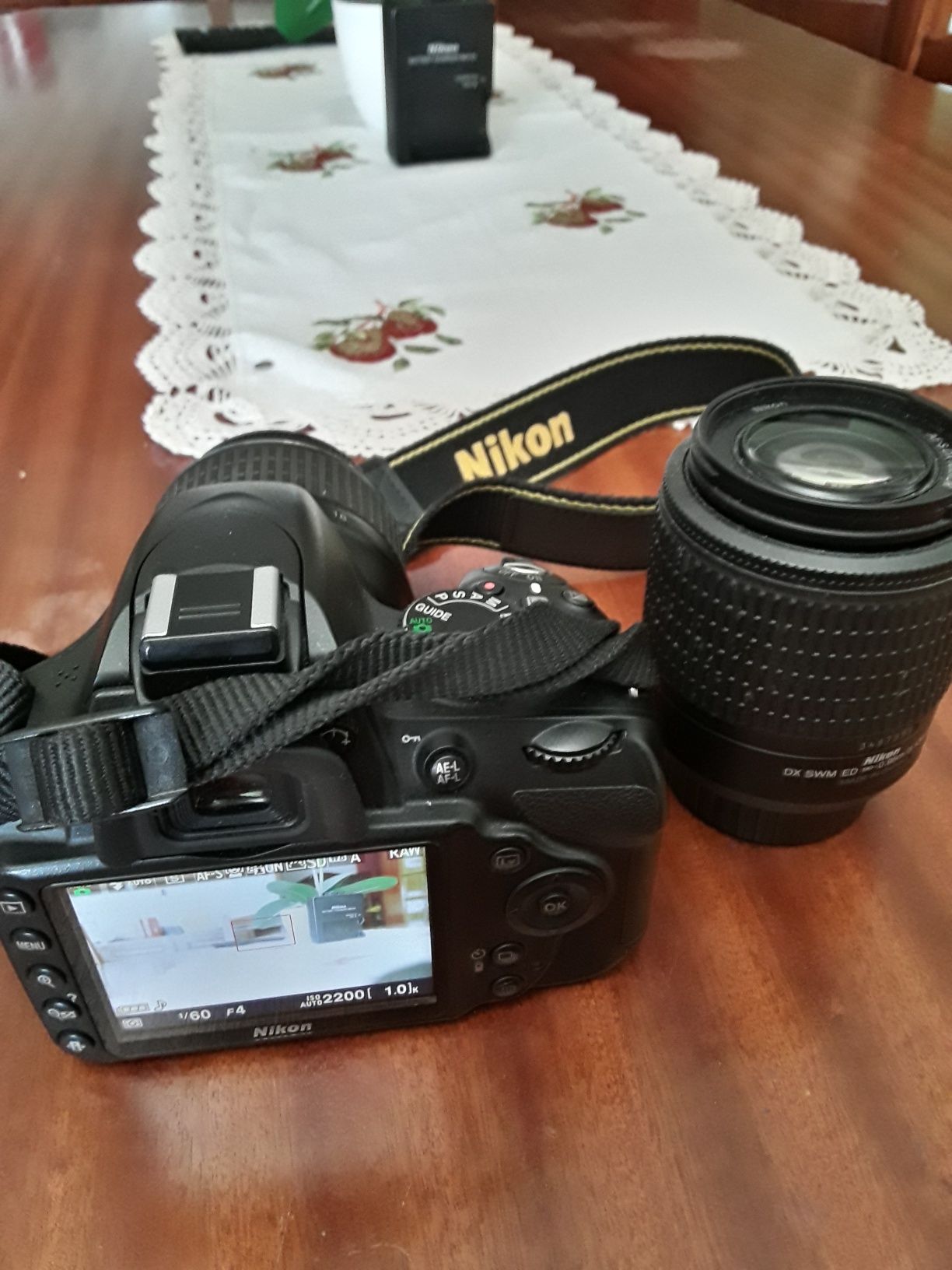 Máquina fotográfica Nikon 3200
