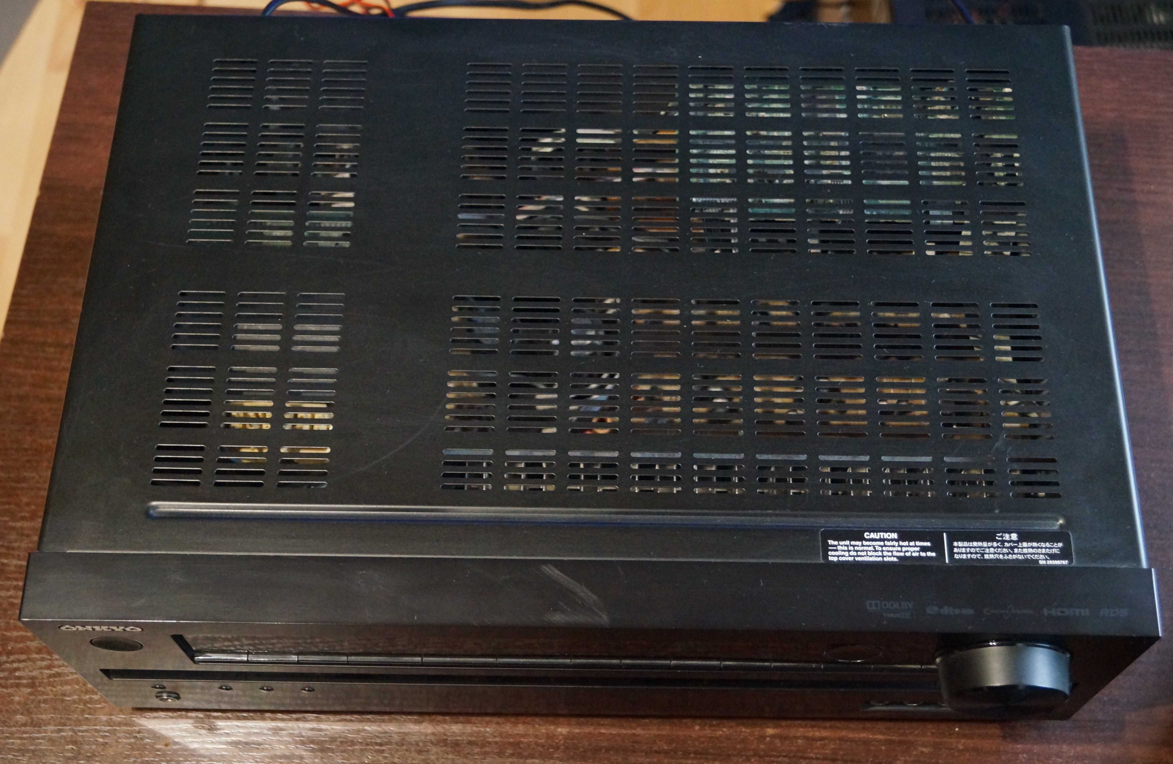 Zadbany Amplituner  Onkyo TX-SR309 z Pilotem