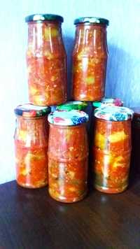 Баклажаны в томатном соусе / домашняя консервация