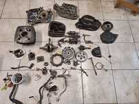 Yamaha DT 125 MX silnik części wał kapa cylinder karter skrzynia tryb
