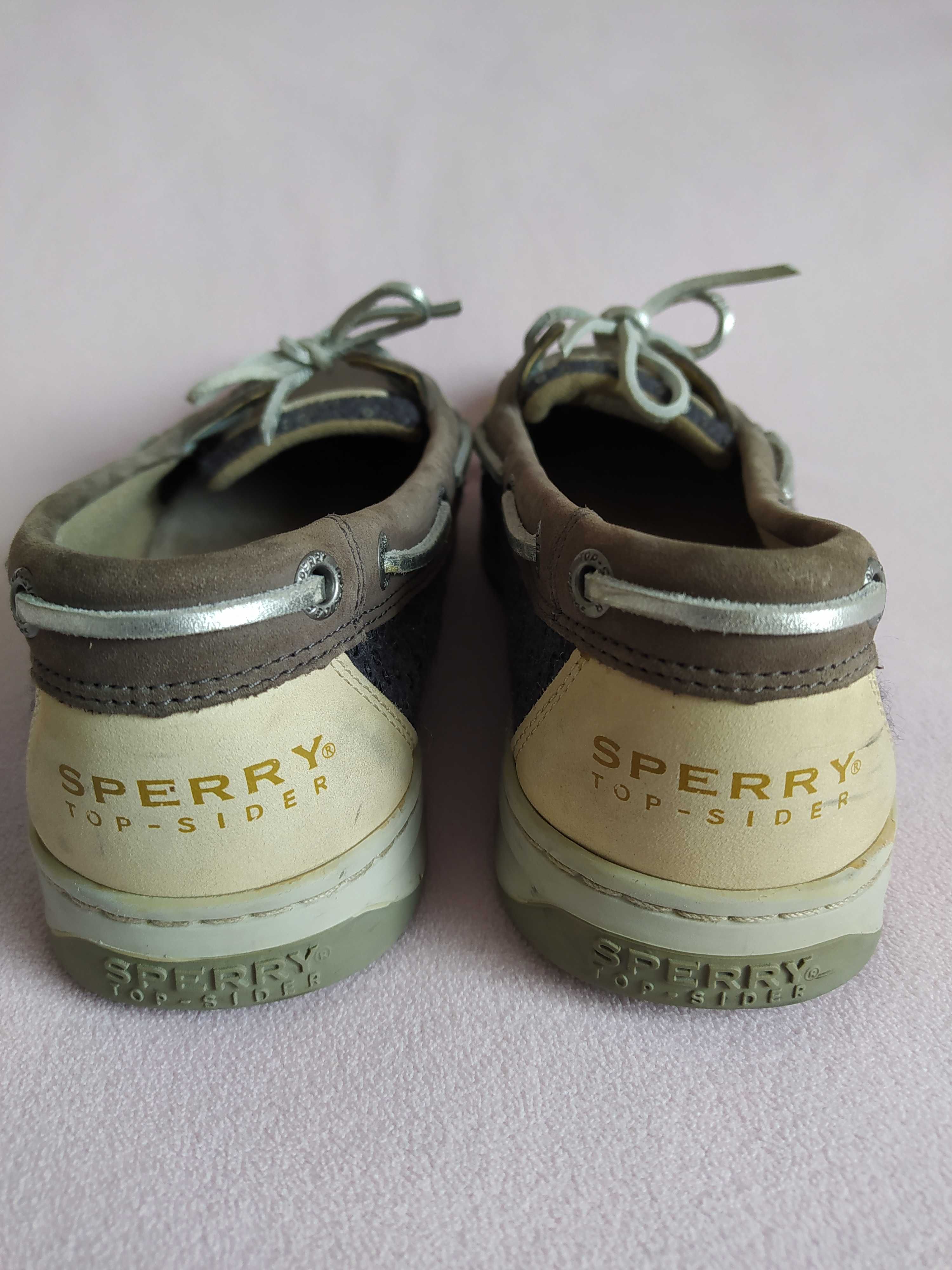 Buty mokasyny żeglarskie półbuty Sperry Top- Sider  r. 39 skóra