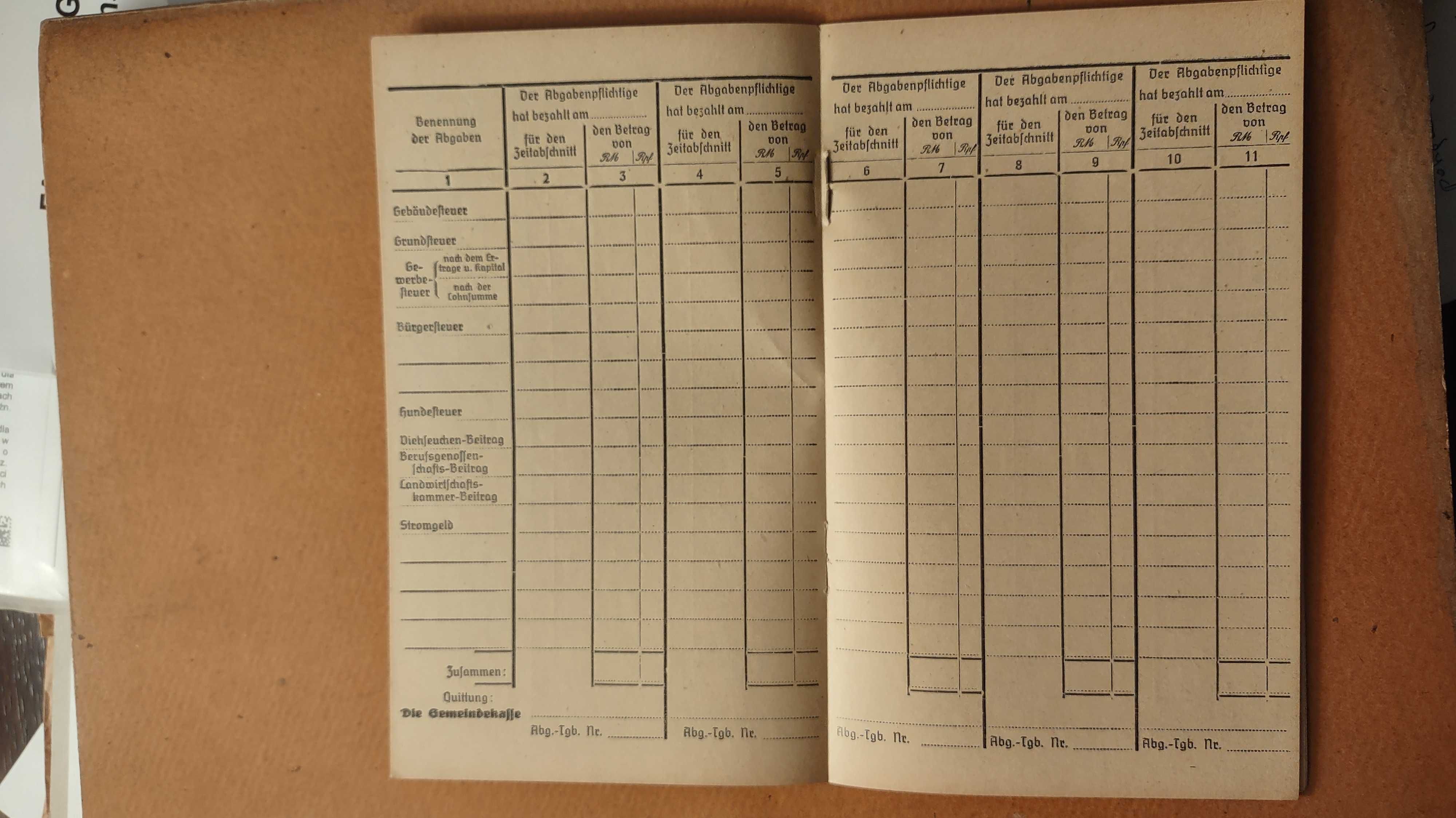 książeczka oszczędnościowa 1940r