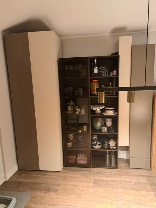 Regał meblościanka witryna szafa biblioteczka Vox komplet moduł