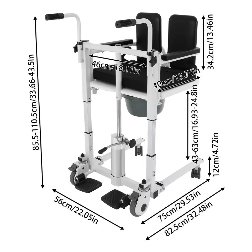 Hydrauliczny NOWY  wózek do podnoszenia pacjenta max. 150 kg