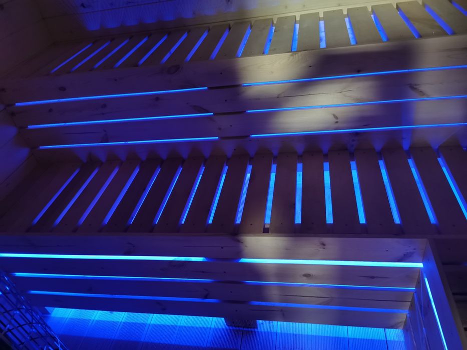 Sauna Ogrodowa 2 m x 2 m Cały komplet Piec Harvia Pc90 Raty Leasing