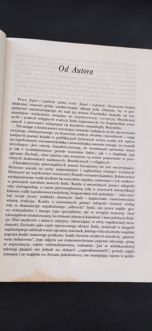 "Jogini i wspolnoty. Nowoczesna recepcja hinduizmu" Stanisław Tokarski