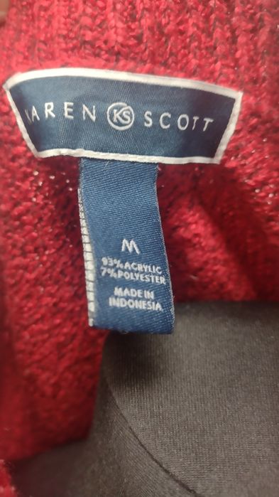 Sweter damski roz. M czerwony