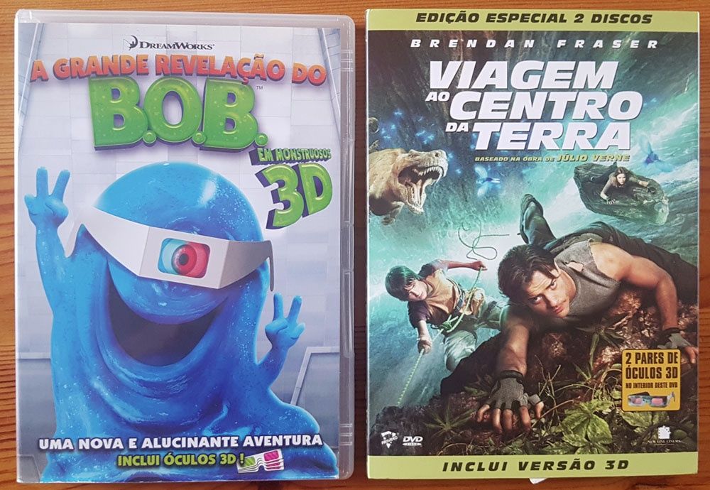 DVD em 3D animacao e aventura