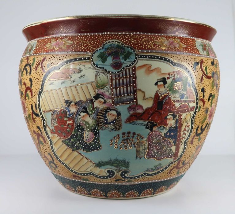 Aquário / Cachepô de Grande Porte - Porcelana da China - 36 cm