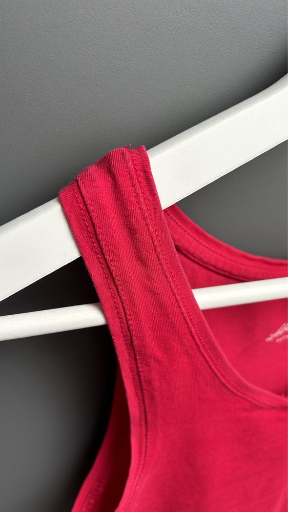 Koszulka na ramiączkach czerwona H&M rozmiar XS
