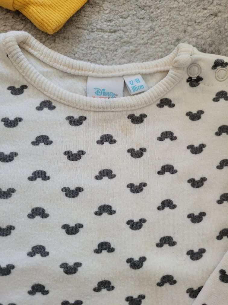 Komplet niemowlęcy bawełniany Myszka Miki DisneyBaby 74/86