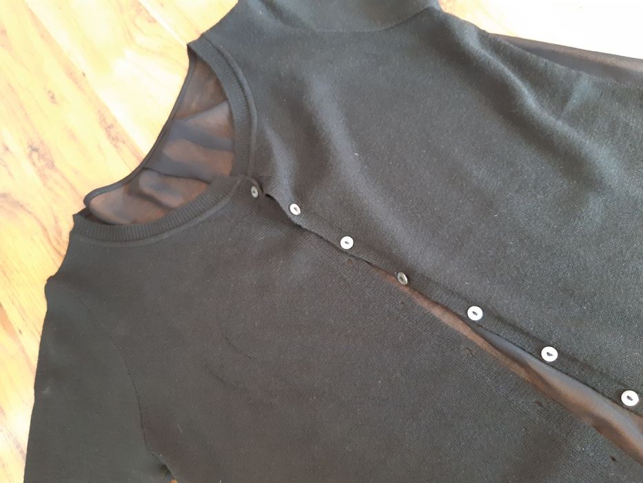 Czarny sweterek elegancki