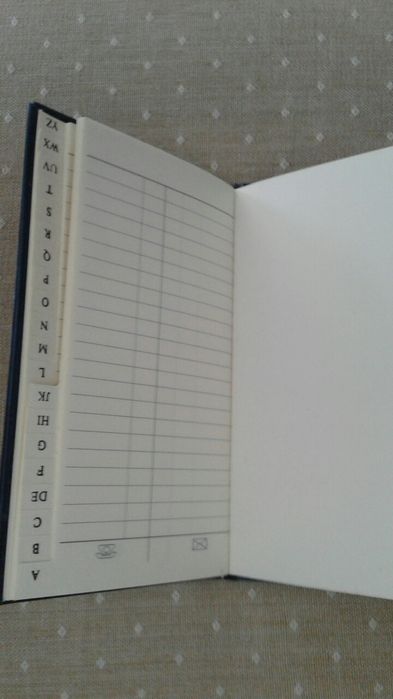Agenda em prata nova