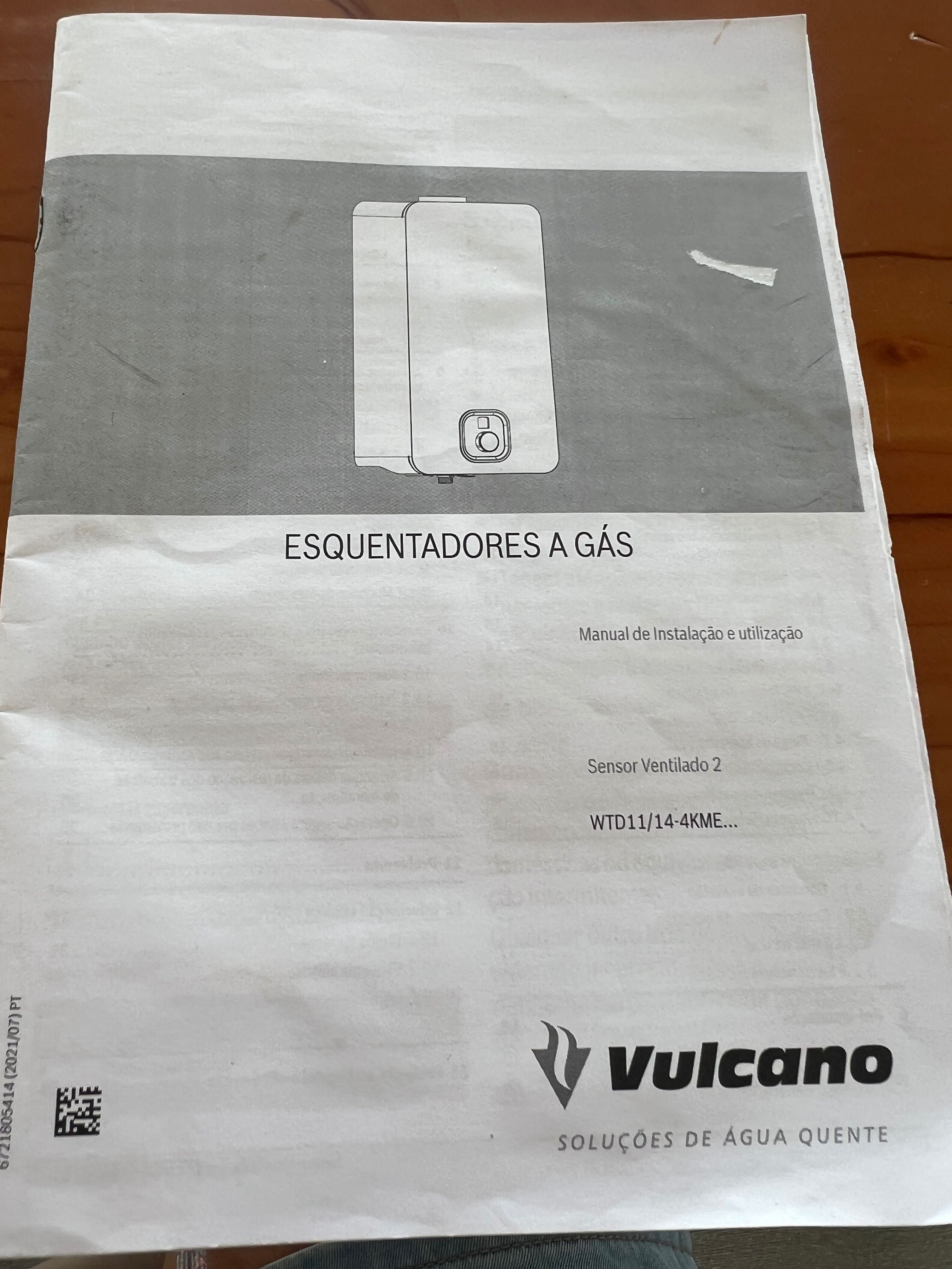 Esquentador a Gas Vulcano WTD11/14KME