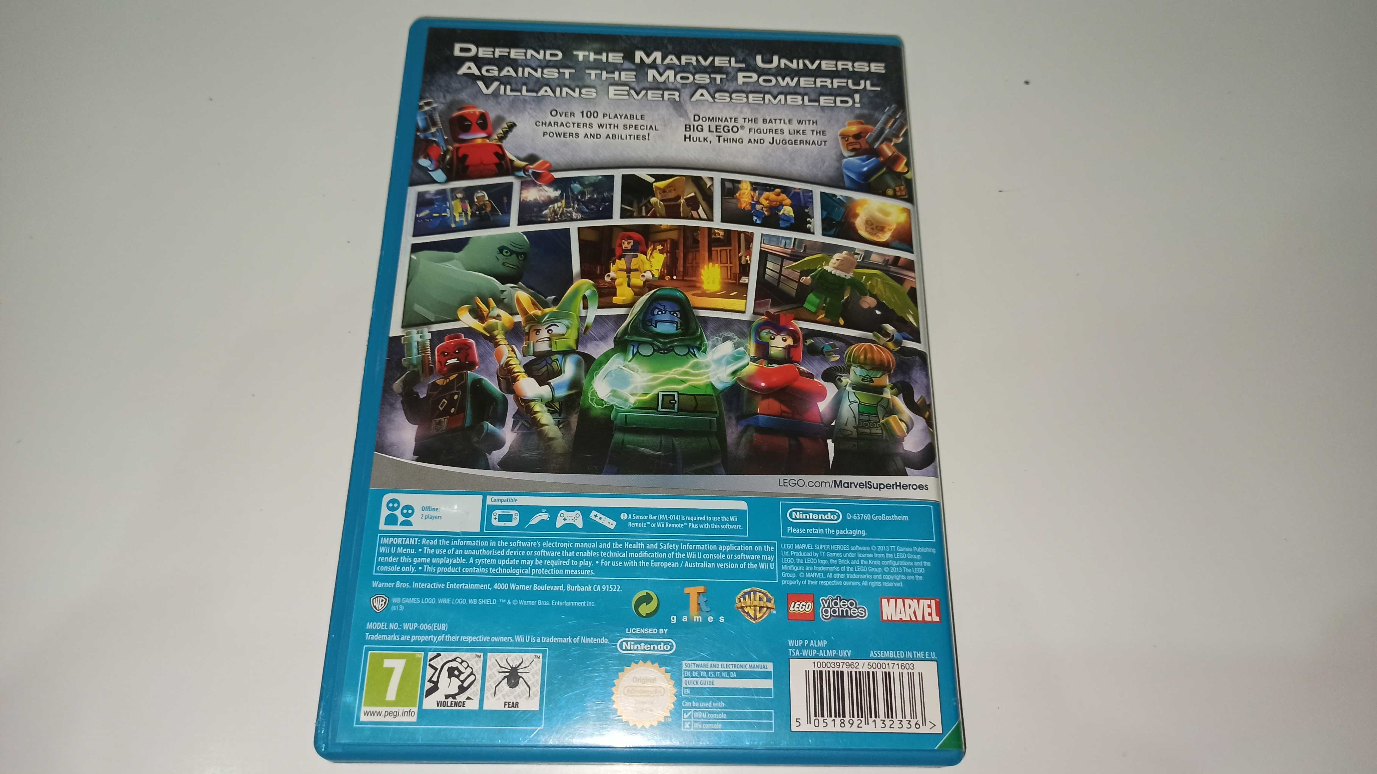 nintendo wii u LEGO MARVEL SUPER HEROES platformówka 1-4 graczy