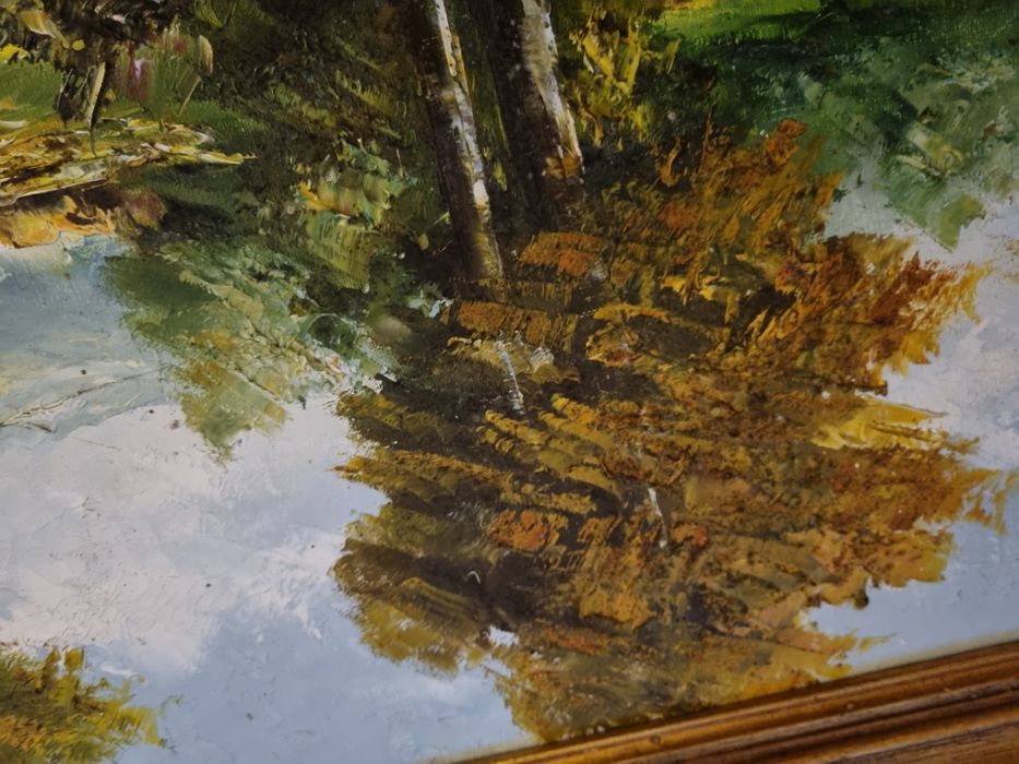 Pintura a óleo 80x60 F Viana