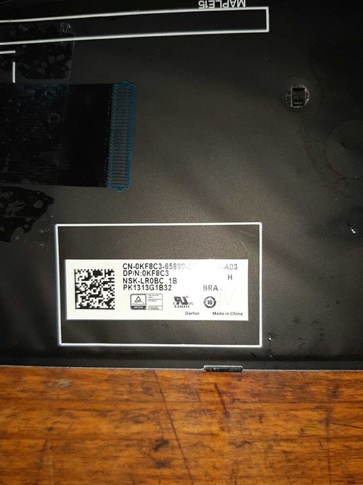 Teclado original para dell model: 5547 ls como novo impecável.