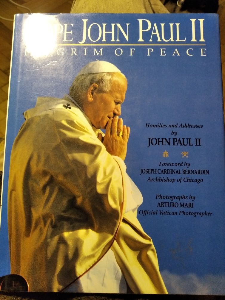 Pope John Paul II Pilgrim of Peace Harmony Books USA 1987 jęz.ang.