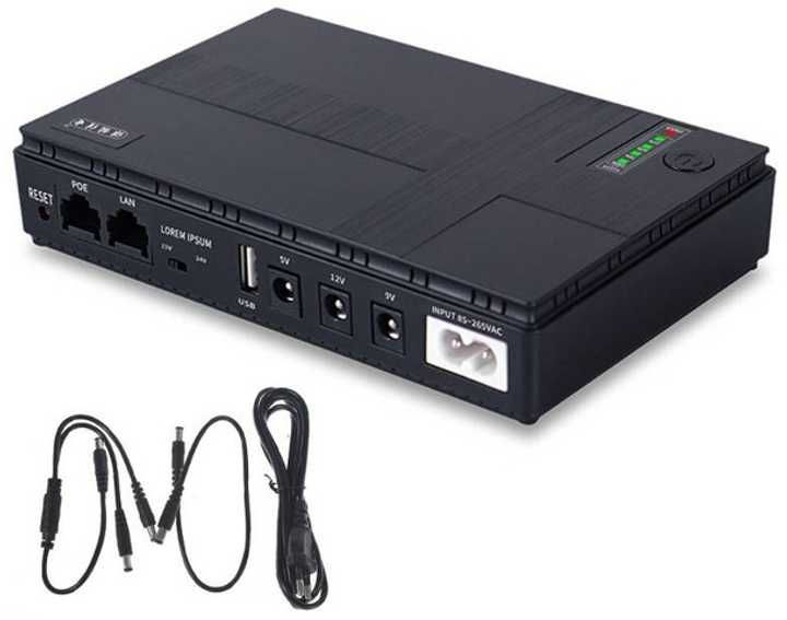 Бесперебойник для маршрутизатора роутера DC1018P 10400 mAh, есть опт