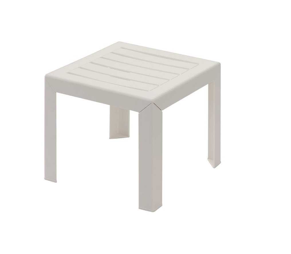 стіл Столик Grosfillex Miami, білий, 40 x 40 x 25 см