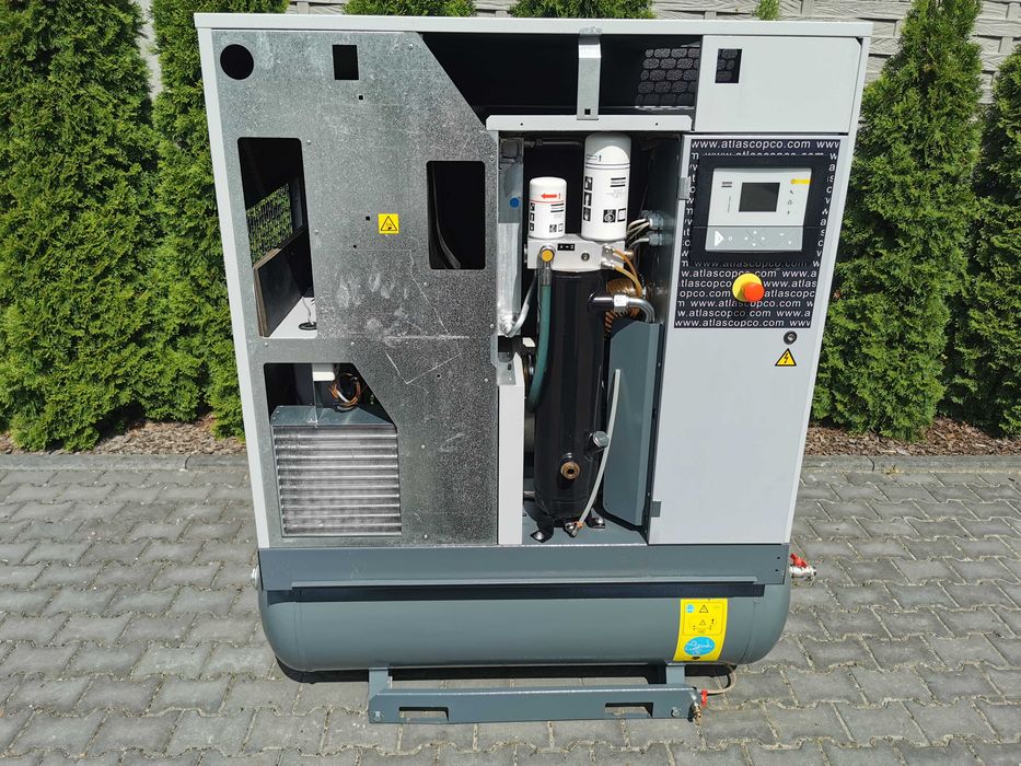 11kw 1700L/min +FALOWNIK + OSUSZACZ Sprężarka śrubowa ATLAS COPCO VSD