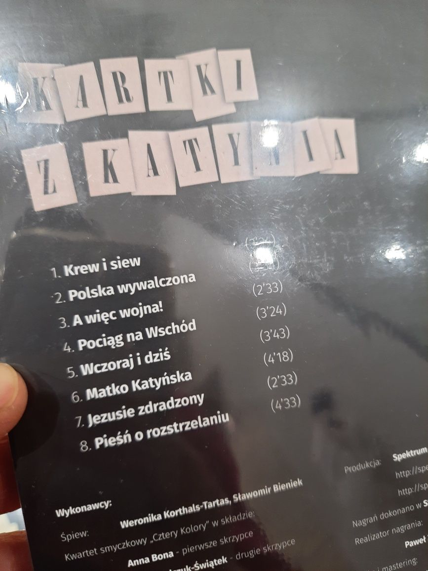Kartki z Katynia. IPN. PŁYTA CD