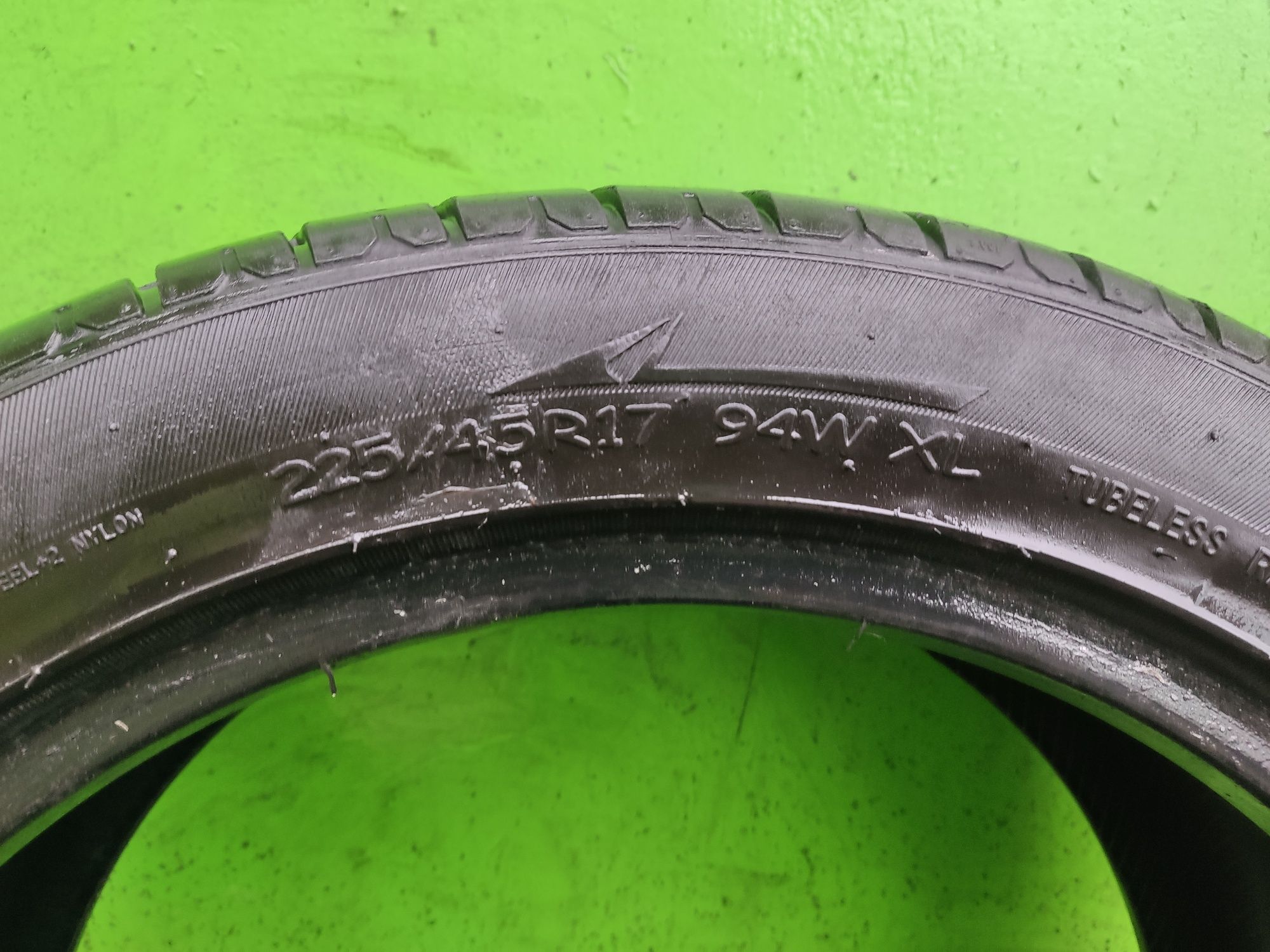 Opony Letnie 17" Zeetex HP 102 Lato 225/45/R17 Bdb Stan