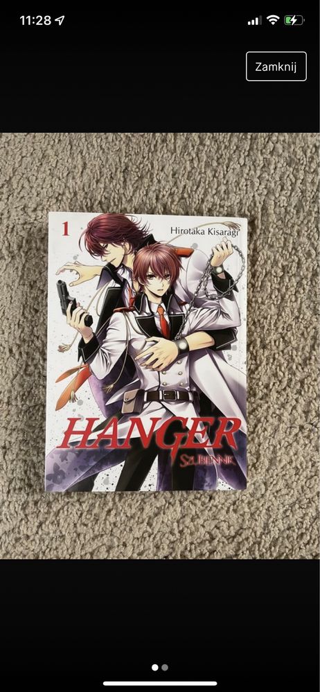 Manga yaoi Hanger tom 1 kotori