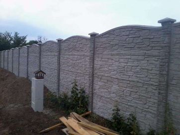ogrodzenia betonowe, beton płoty, ogrodzenie