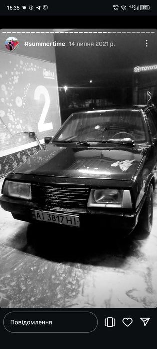 Ваз 2109 чорного кольору