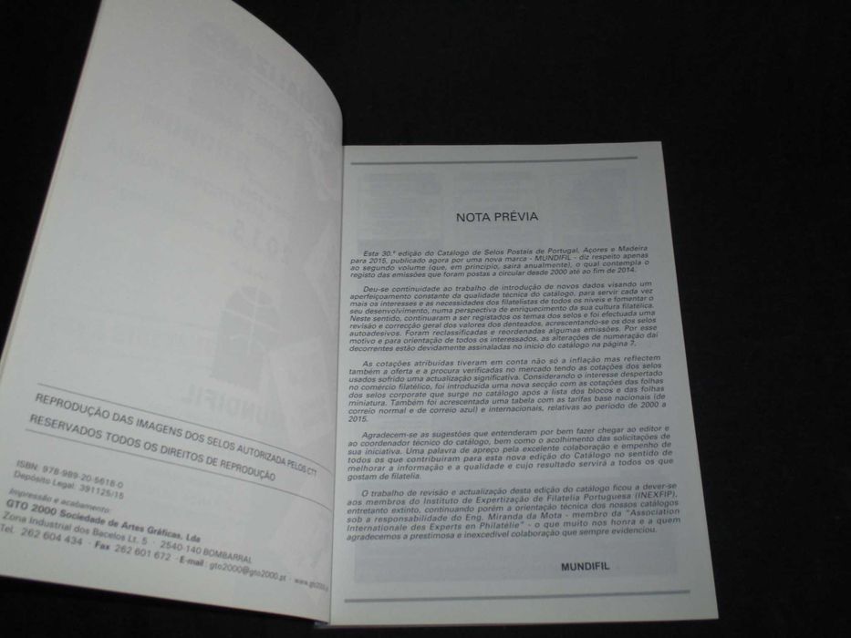 Livro Selos Postais 2015 Portugal Açores Madeira