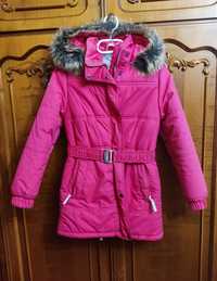 Зимове пальто Lenne Gretel 18361/261 146 см Малинове le-company
