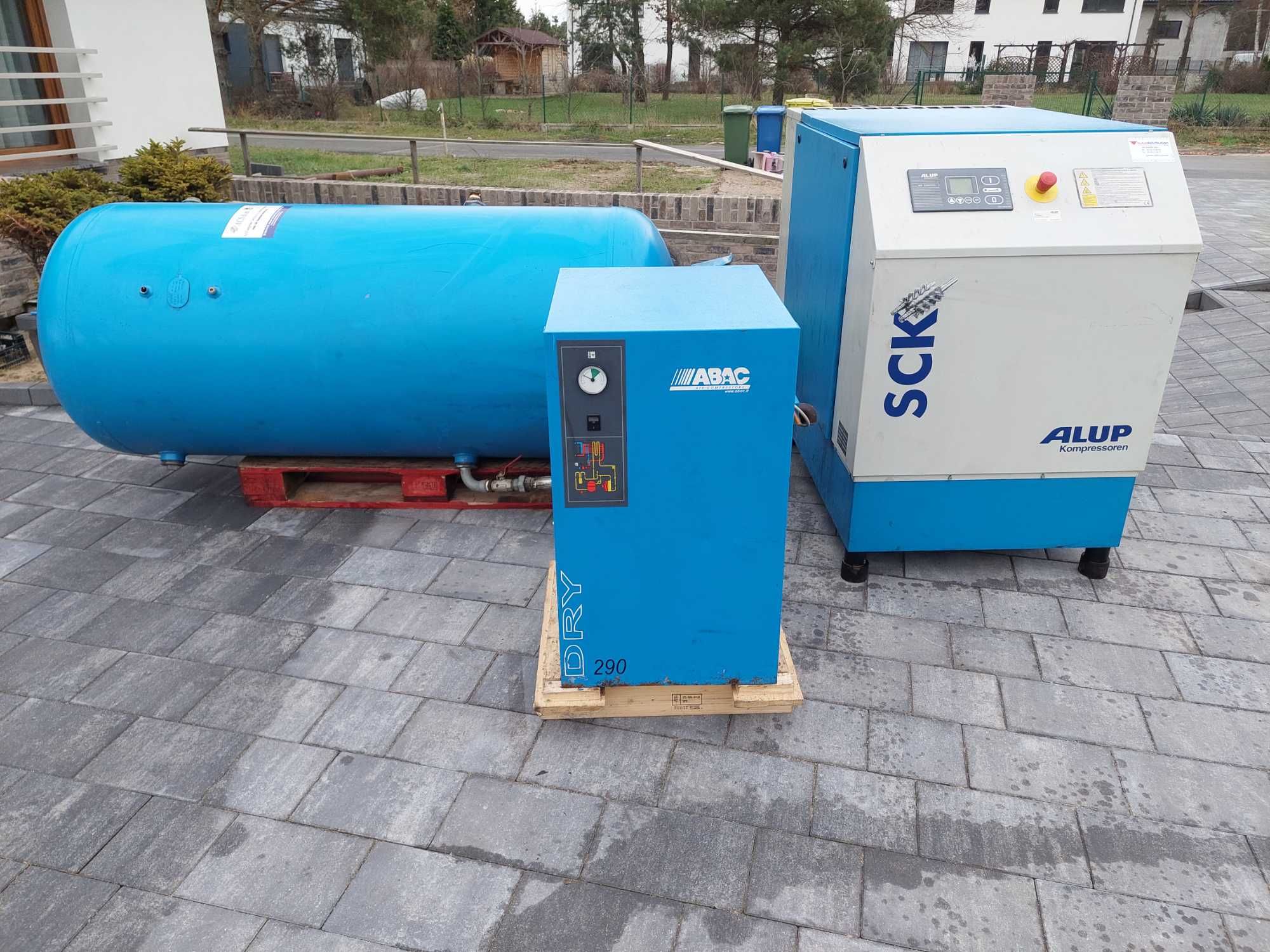 ALUP SCK 31-08 kompresor sprężarka butla 900 L osuszacz separator 22KW