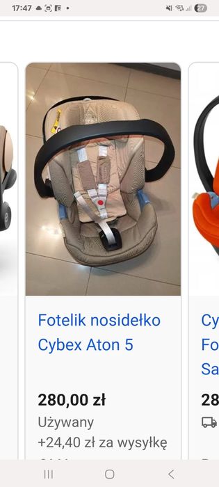 Fotelik cybex, 0-13