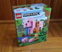 LEGO 21170 + 21245, Minecraft - Rezerwat pandy i Dom w kształcie świni