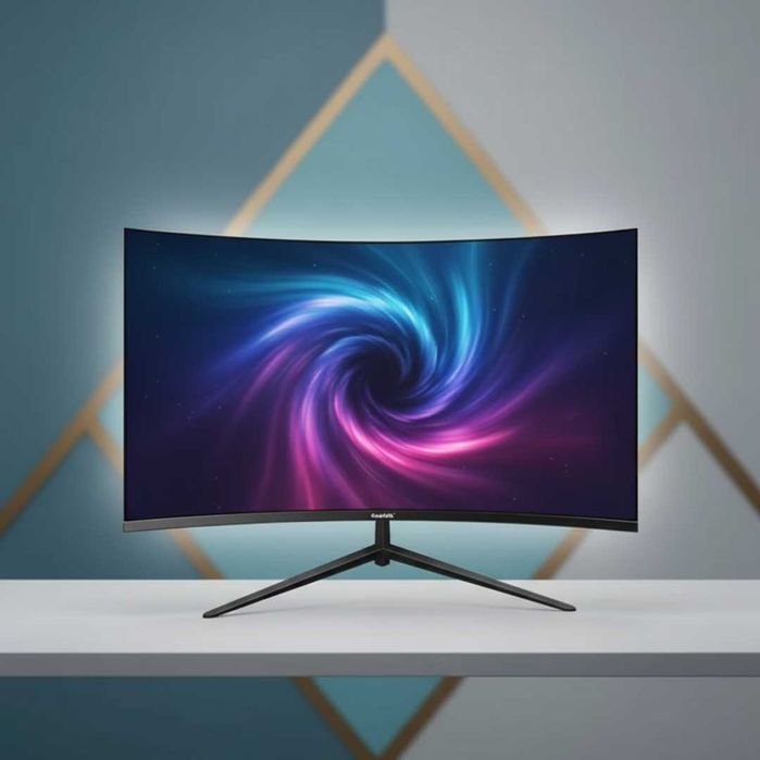 Zakrzywiony monitor gamingowy 27 cali 180Hz Full HD z FreeSync