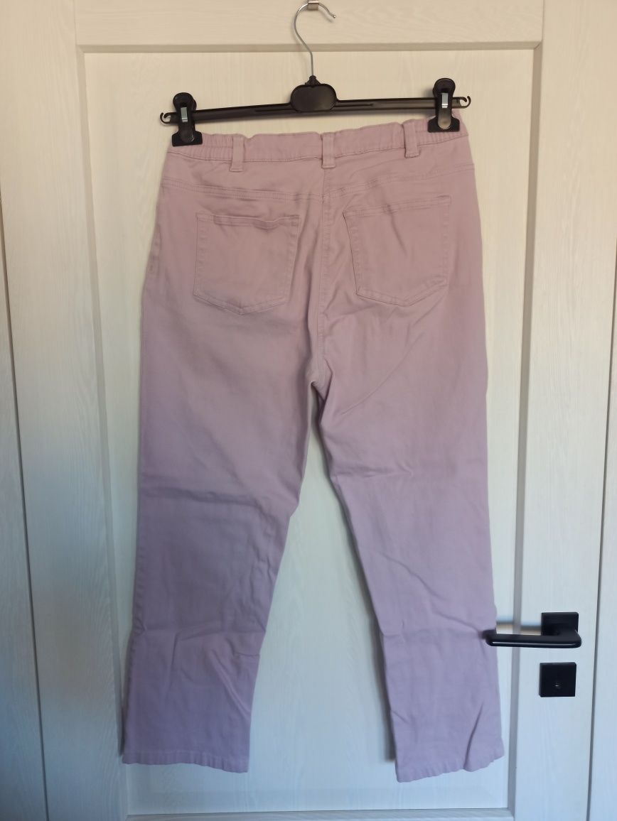 Wrzosowe spodnie typu jeansy DAMART r. 42 L