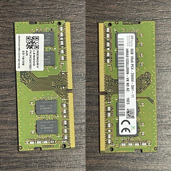Оперативна патять 8gb 1rx8 pc4-2666v-sa1-11