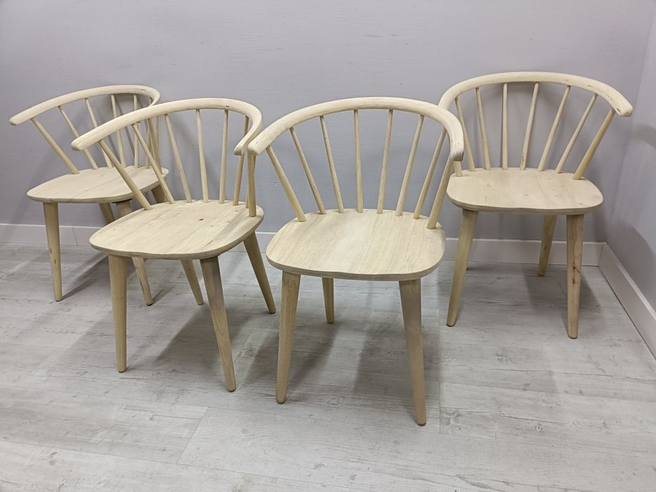 Krzesła drewniane gięte szlifowane do malowania dostępne 15szt