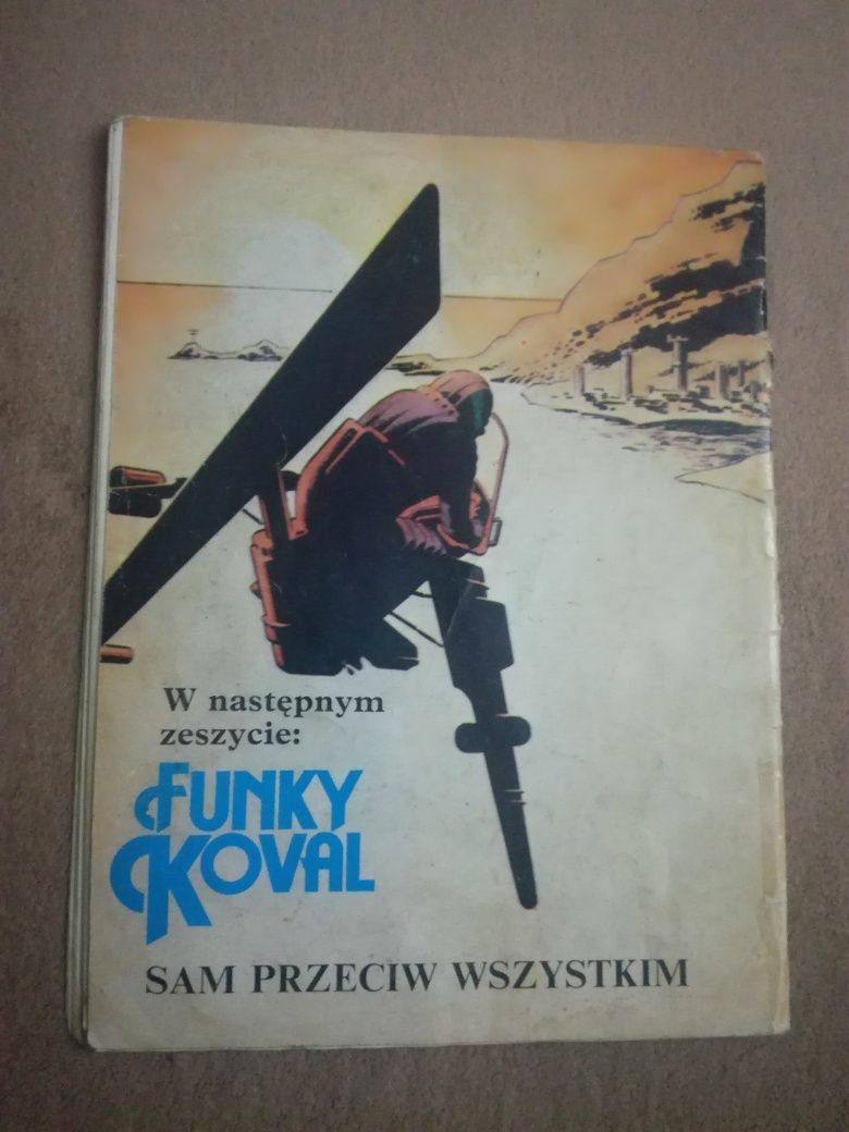 Funky Koval Bez oddechu komiks Fantastyka 1987