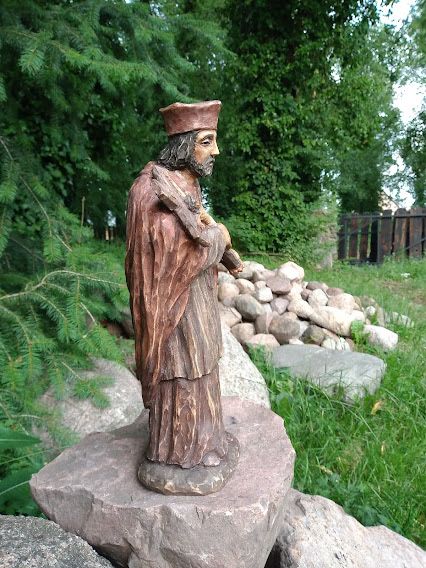 Ludowa figura św. Jana Nepomucena