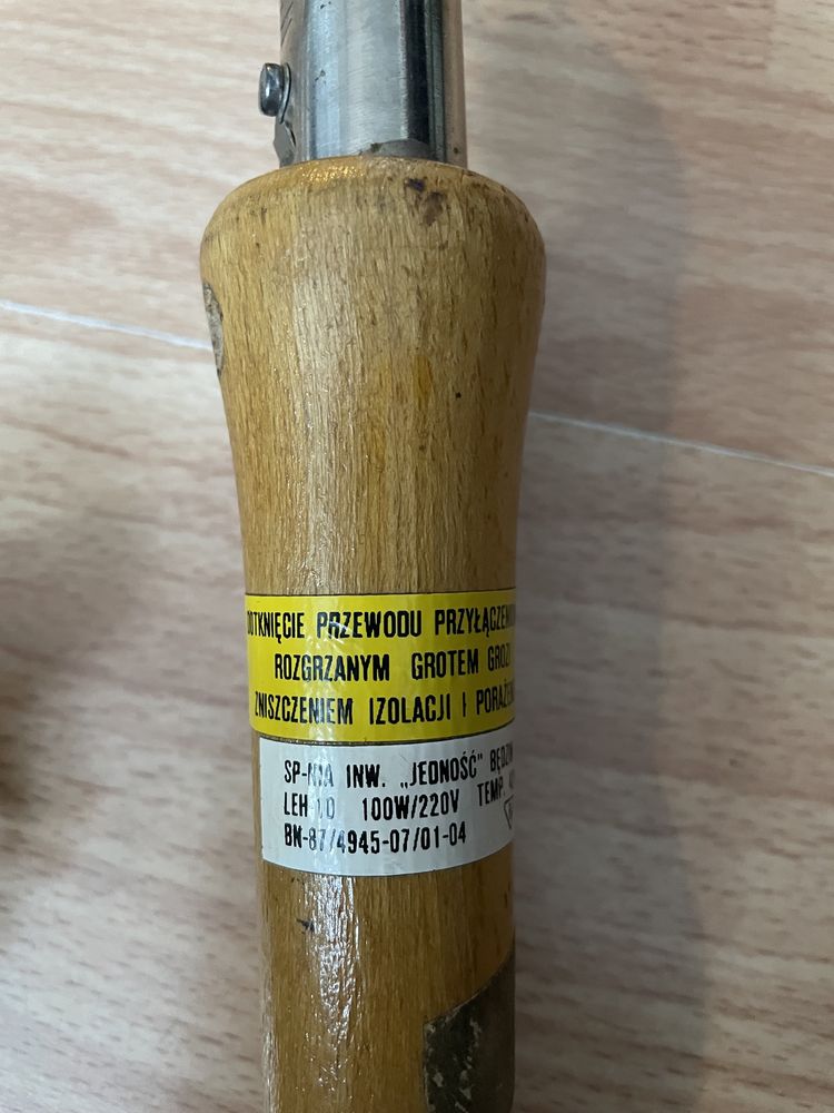 Sprawna Lutownica SP Spółdzielnia Pracy Jedność Leh-10 100W/220V 420C°