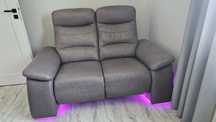Skórzana sofa GALA COLLEZIONE z funkcja Relax LED