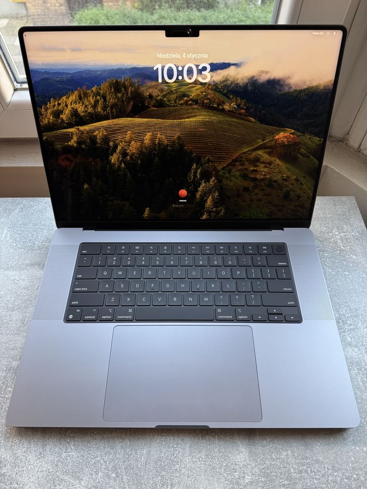MacBook Pro 16 M1 32GB/512SSD/3 Cykli/Space Gray