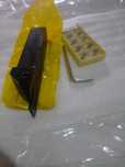 Suporte  corte  25mm para torno + 10 pastilhas de 3mm BOA QUALIDADE.