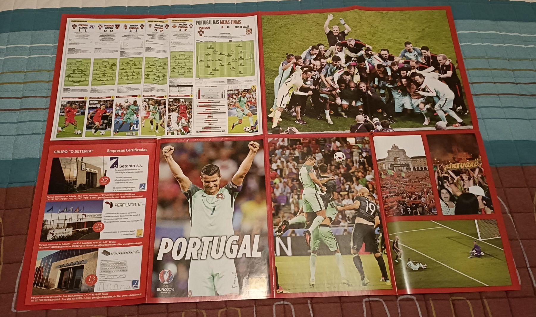 Póster de Portugal na semifinal do Euro 2016