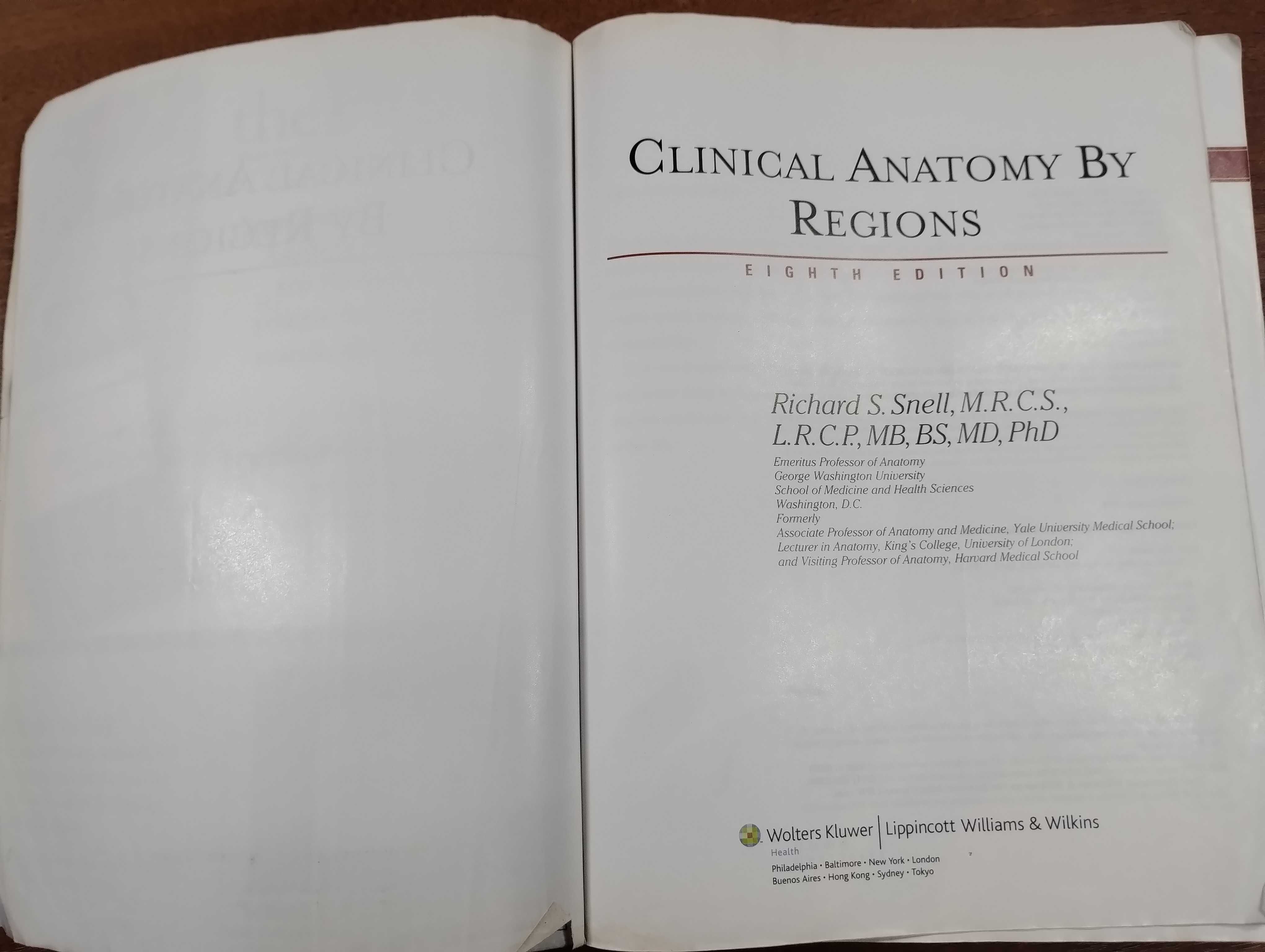 Clinical Anatomy by Regions (Richard Snell, 8th Edition)