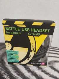 Connect it gh 1000 battle usb наушники гарнитура