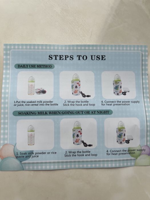 Підігрівач дитячих пляшечок в дорогу і для прогулянок