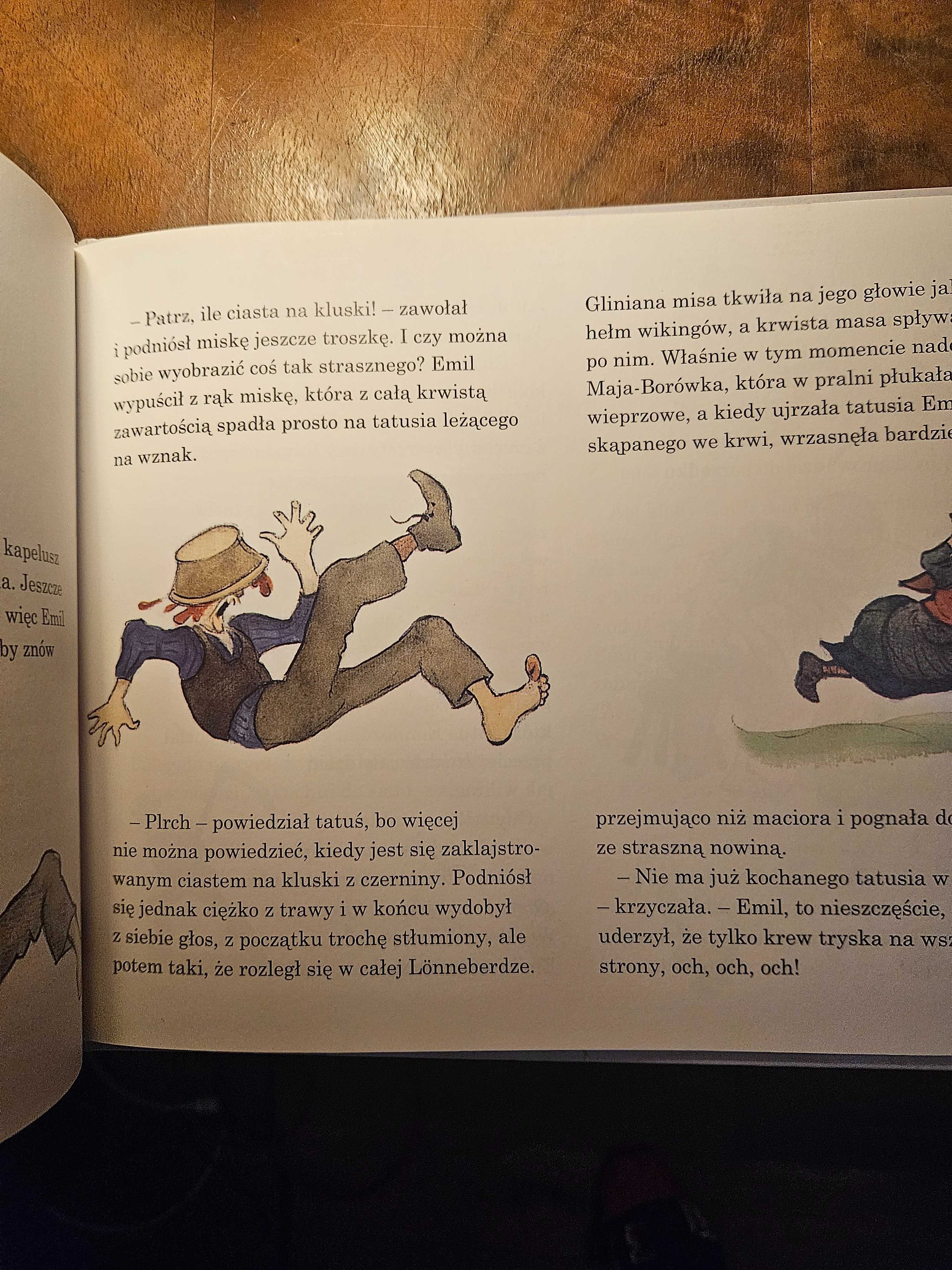 Książka dla dzieci Emil i ciasto na kluski, Astrid Lindgren